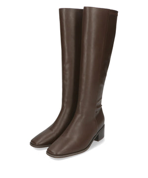 ストレッチミドルヒールロングブーツ/31502