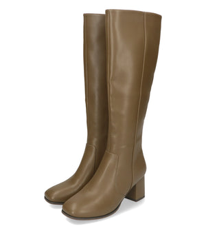 スクエアトゥヒールロングブーツ/31503