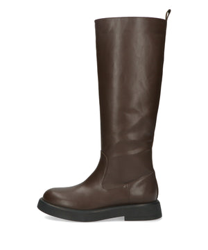 ラウンドトゥローヒールロングブーツ/31505