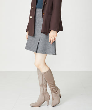 アーモンドトゥロングブーツ/31507