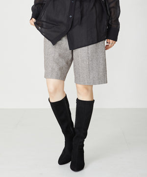 アーモンドトゥロングブーツ/31507