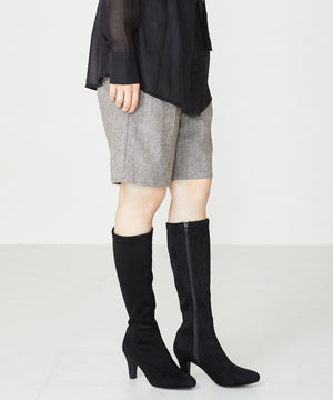 アーモンドトゥロングブーツ/31507