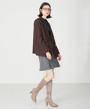 アーモンドトゥロングブーツ/31507