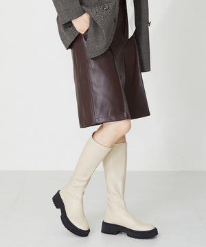【WEB限定】厚底ストレッチロングブーツ/31508