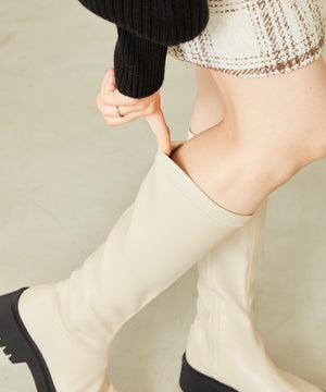 【WEB限定】厚底ストレッチロングブーツ/31508