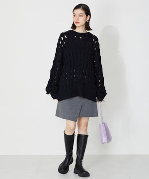 【WEB限定】厚底ストレッチロングブーツ/31508