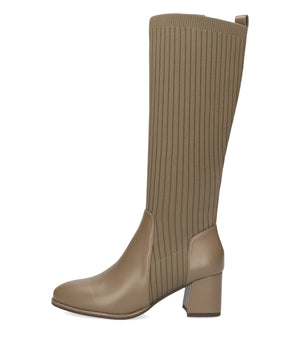 ニットロングヒールブーツ/31509