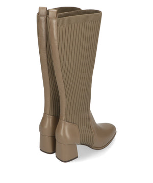 ニットロングヒールブーツ/31509