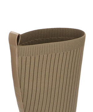 ニットロングヒールブーツ/31509