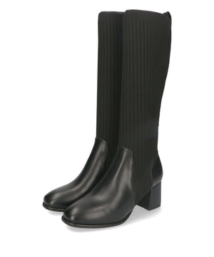 ニットロングヒールブーツ/31509