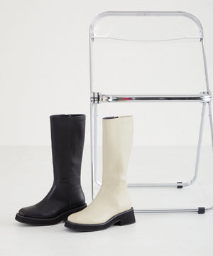 【WEB限定】スクエアトゥミドルブーツ/31510