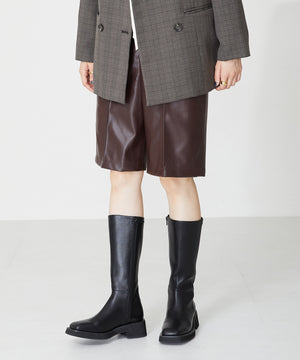 【WEB限定】スクエアトゥミドルブーツ/31510