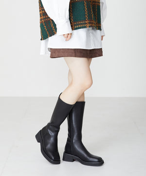 【WEB限定】スクエアトゥミドルブーツ/31510