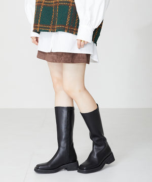 【WEB限定】スクエアトゥミドルブーツ/31510