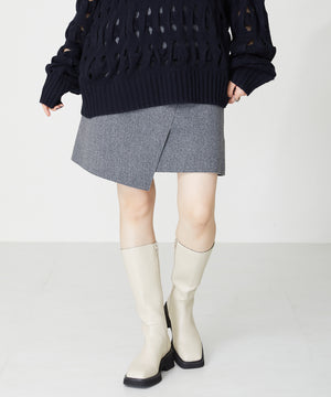 【WEB限定】スクエアトゥミドルブーツ/31510