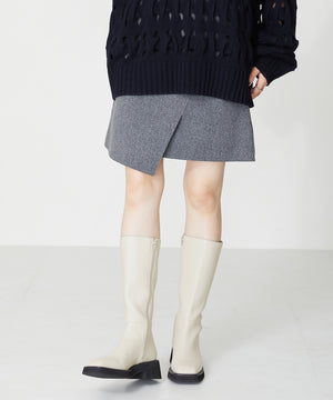 【WEB限定】スクエアトゥミドルブーツ/31510