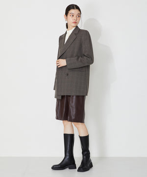 【WEB限定】スクエアトゥミドルブーツ/31510