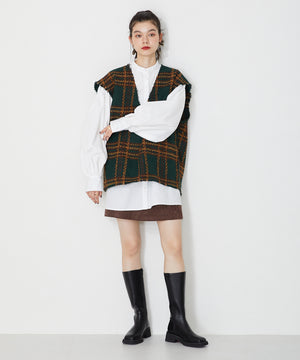 【WEB限定】スクエアトゥミドルブーツ/31510