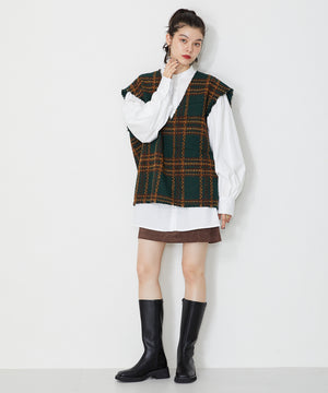 【WEB限定】スクエアトゥミドルブーツ/31510