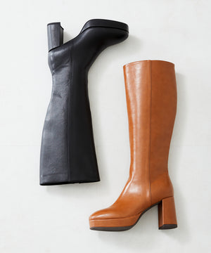 プラットフォームロングブーツ/31511