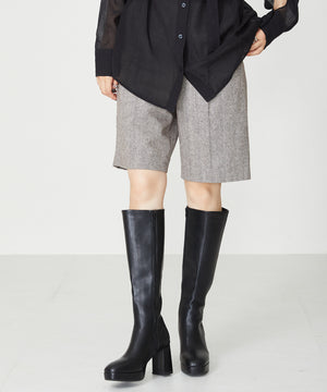 プラットフォームロングブーツ/31511