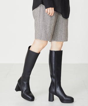 プラットフォームロングブーツ/31511