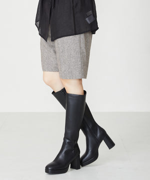 プラットフォームロングブーツ/31511