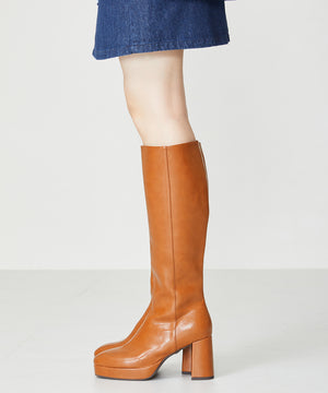 プラットフォームロングブーツ/31511