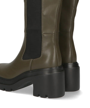 厚底サイドゴアロングブーツ/31512