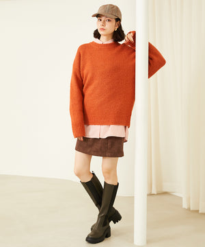 厚底サイドゴアロングブーツ/31512