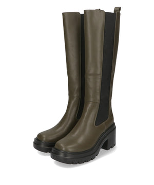 厚底サイドゴアロングブーツ/31512