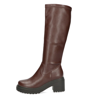 厚底ストレッチヒールロングブーツ/31514