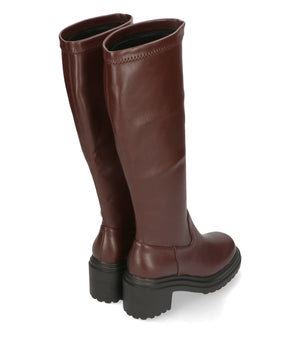 厚底ストレッチヒールロングブーツ/31514