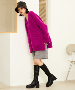 厚底ストレッチヒールロングブーツ/31514