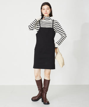 厚底ストレッチヒールロングブーツ/31514