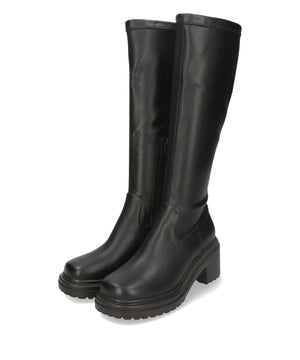 厚底ストレッチヒールロングブーツ/31514