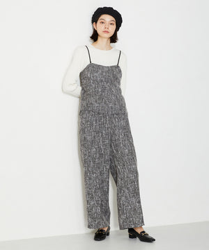 メタリックラインビットヒールローファー/32303