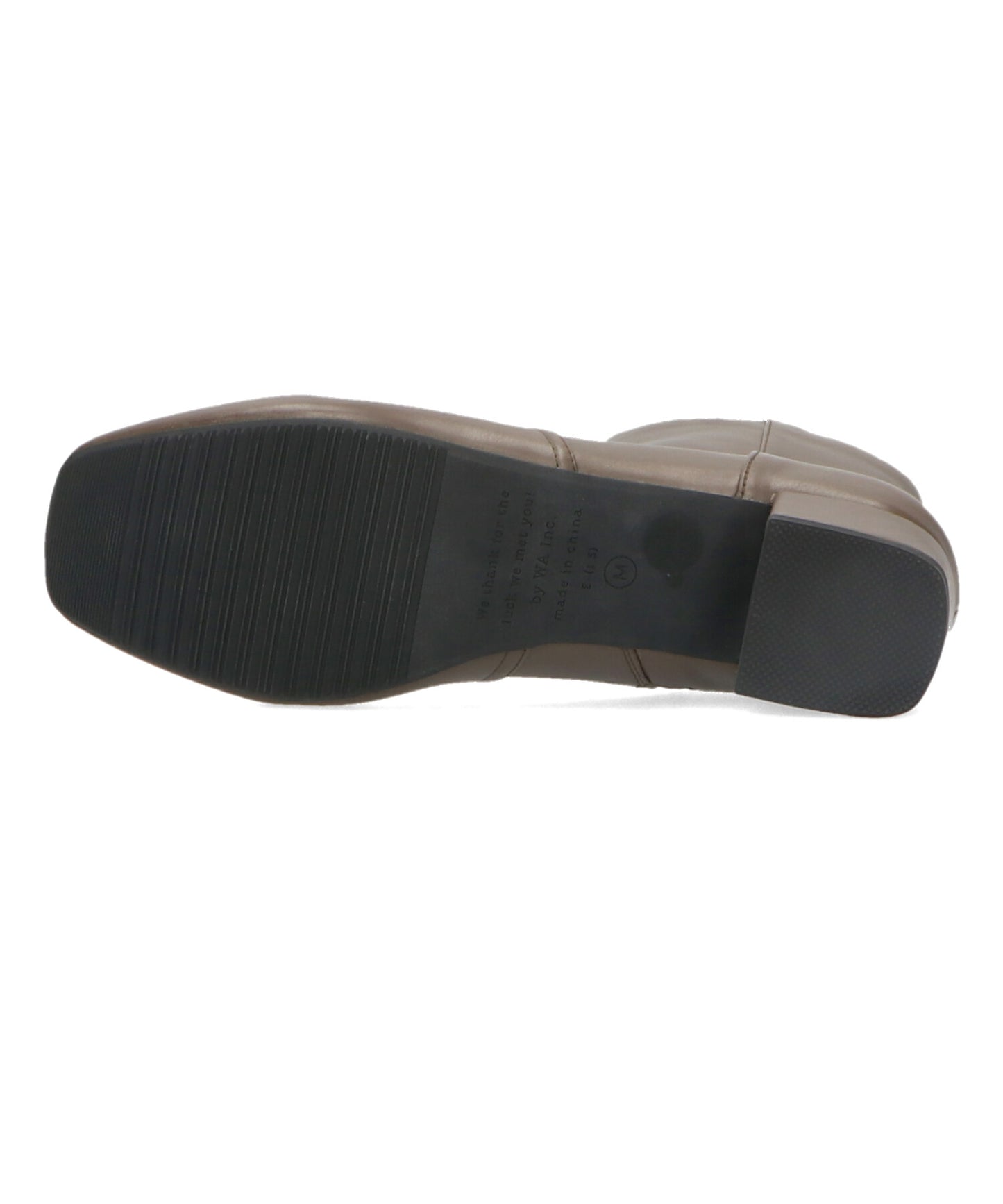 スクエアトゥプレーンショートブーツ/32401