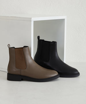 フラットサイドゴアショートブーツ/32403