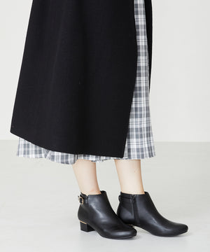 【WEB限定】メタリックラインベルトヒールブーツ/32404