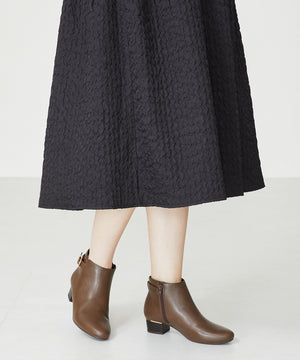 【WEB限定】メタリックラインベルトヒールブーツ/32404