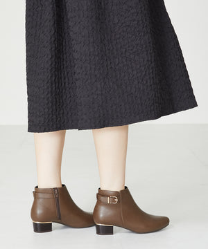 【WEB限定】メタリックラインベルトヒールブーツ/32404