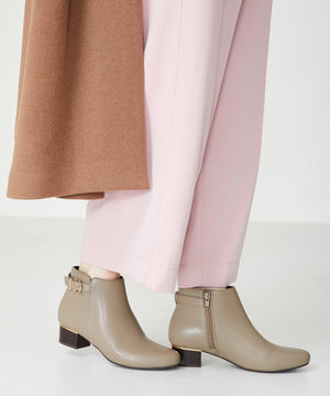 【WEB限定】メタリックラインベルトヒールブーツ/32404