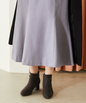 ビットモチーフミドルヒールブーツ/32406