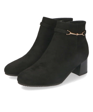 ビットモチーフミドルヒールブーツ/32406