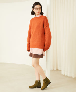 【WEB限定】ゴールドジップスクエアトゥブーツ/32408