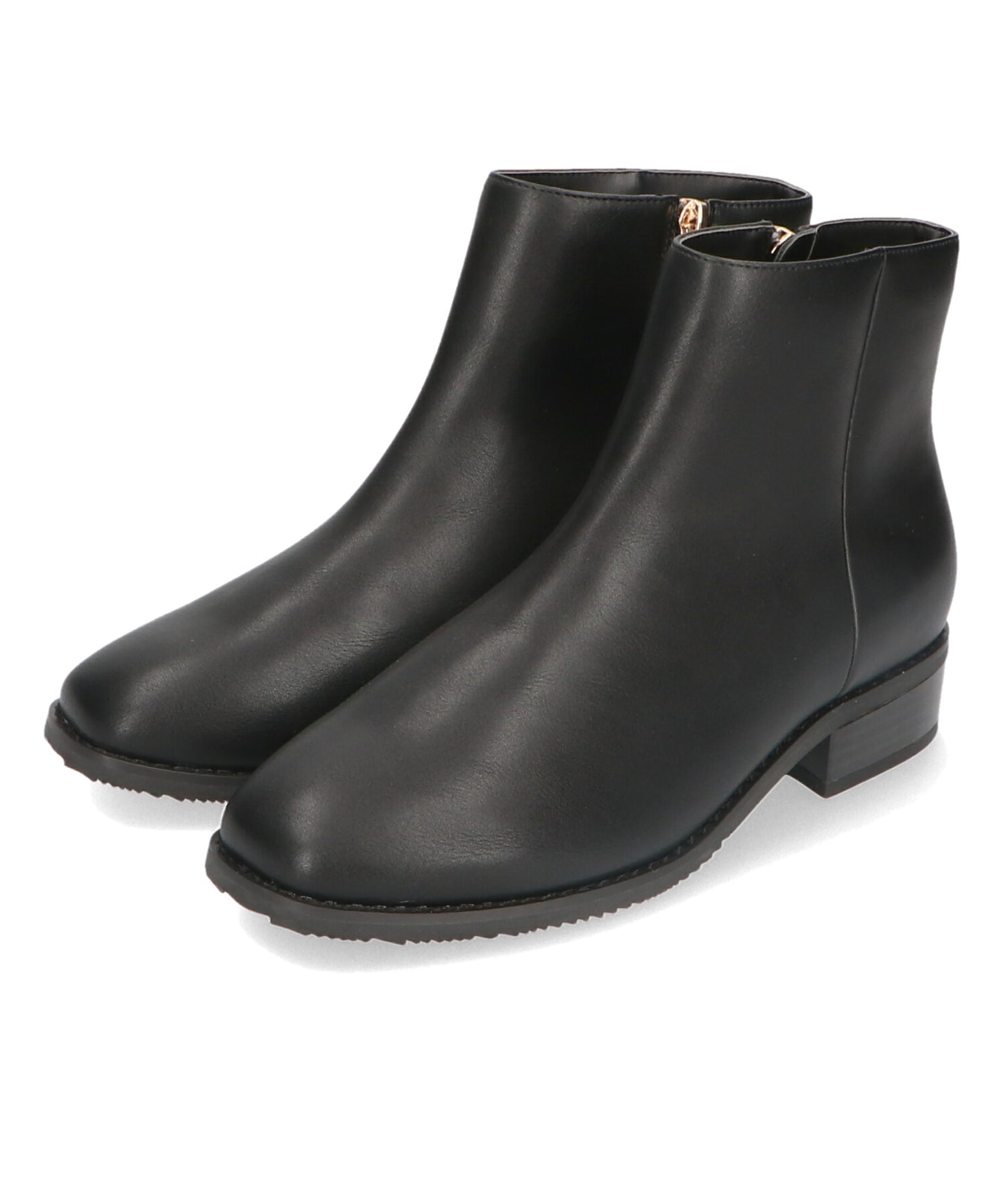 【WEB限定】ゴールドジップスクエアトゥブーツ/32408