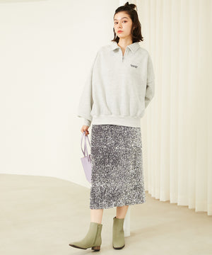 スクエアトゥラウンドヒールブーツ/32409