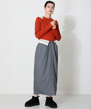 【WEB限定】厚底ムートンショートブーツ/35401