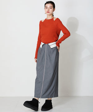 【WEB限定】厚底ムートンショートブーツ/35401